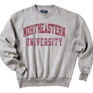 Northeastern University grey champion sweatshirt